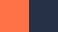 Fluoresc Orange/Navy